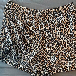 Banana Republic Women's Sleep Shorts Leopard Print